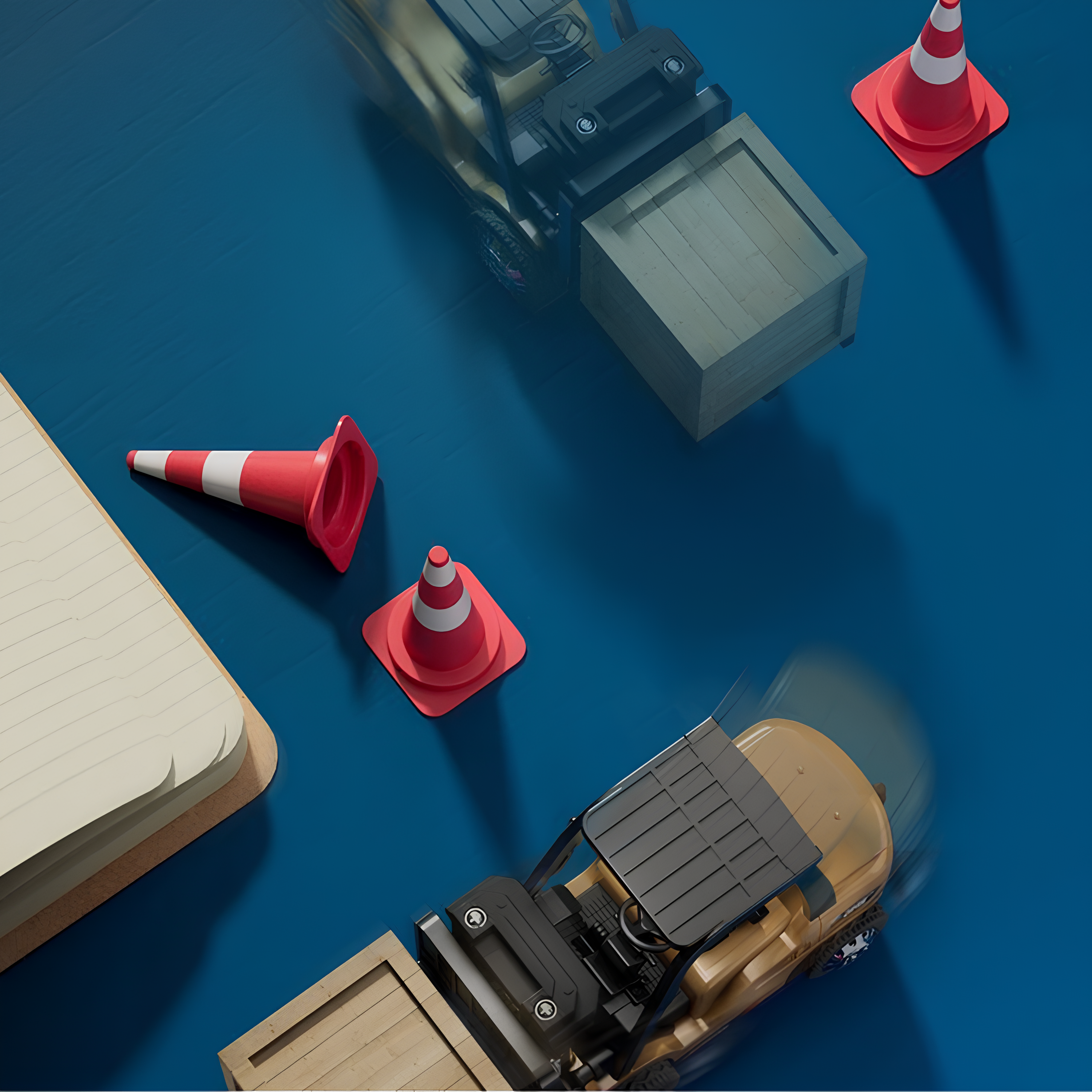 Uzaktan Kumandalı Mini Forklif Arabası