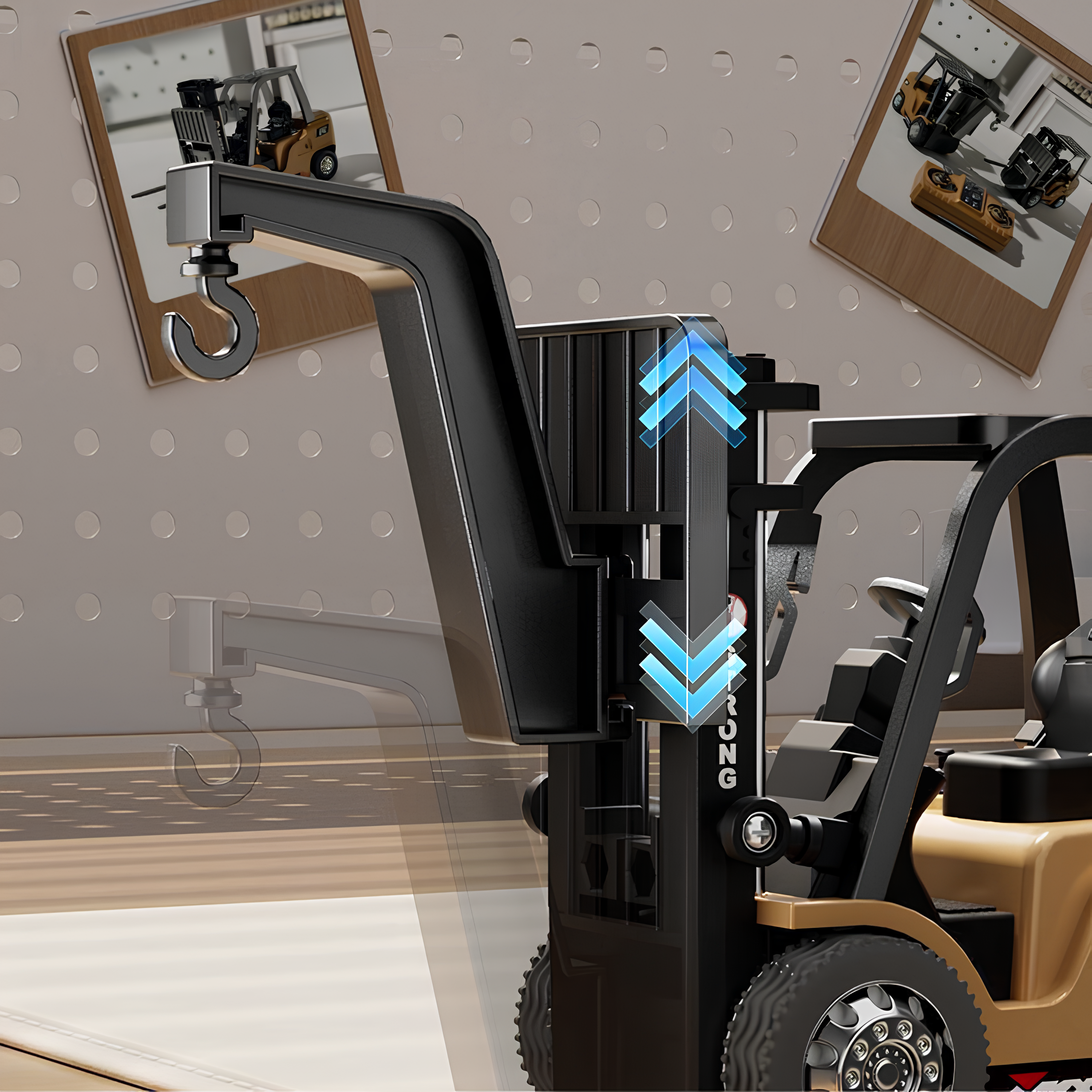 Uzaktan Kumandalı Mini Forklif Arabası